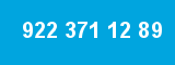 922 371 12 89